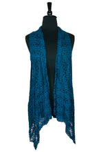 Load image into Gallery viewer, Stretch Lace Vest Teal