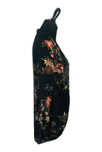 Load image into Gallery viewer, Floral Crochet Trim Open Front Kimono